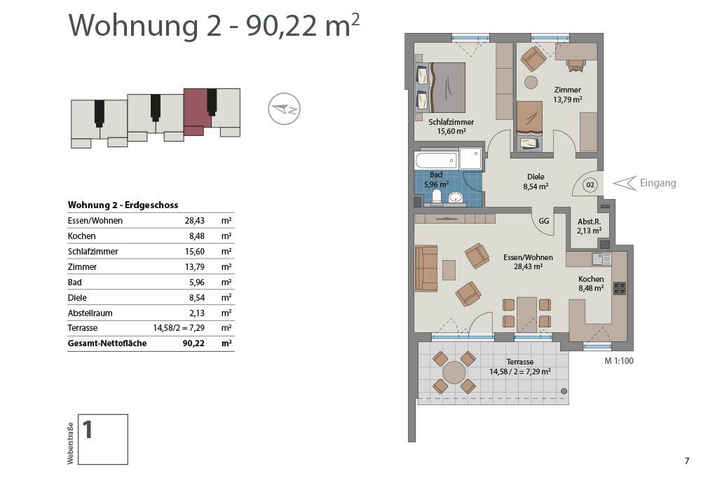 3-Zimmer Wohungen
